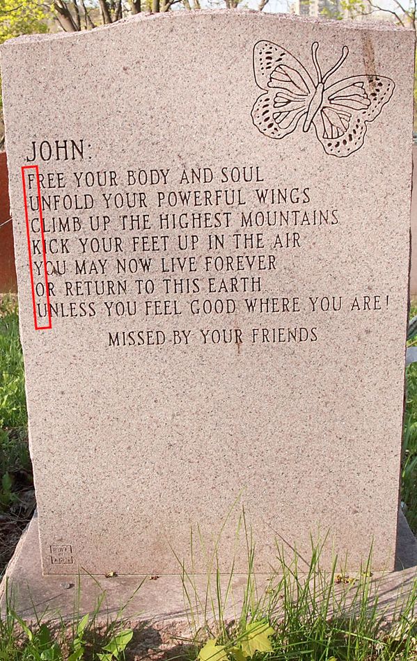 70 Funny inscriptions on tombstones. People whose sense of humor will ...