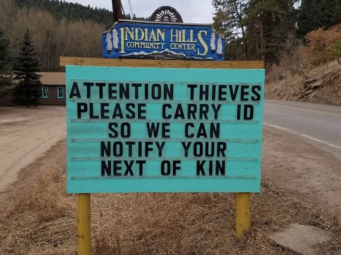 Someone writes funny signs in Colorado - 30 Pics – FunnyFoto - Page 2